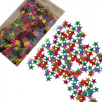 Mixed Colour Mini Stars - 100g bag 